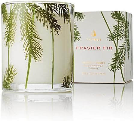 Thymes Frasier Fir Pine Needle Candle – Holiday Candles for Home Scented with Notes of Crisp Si... | Amazon (US)