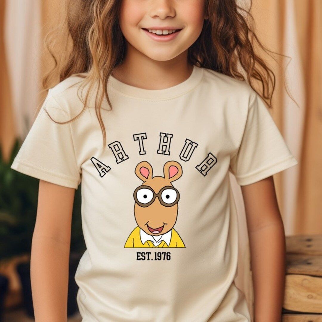 Trendy Cute Kids Vintage Character Shirt Arthur - Etsy | Etsy (US)