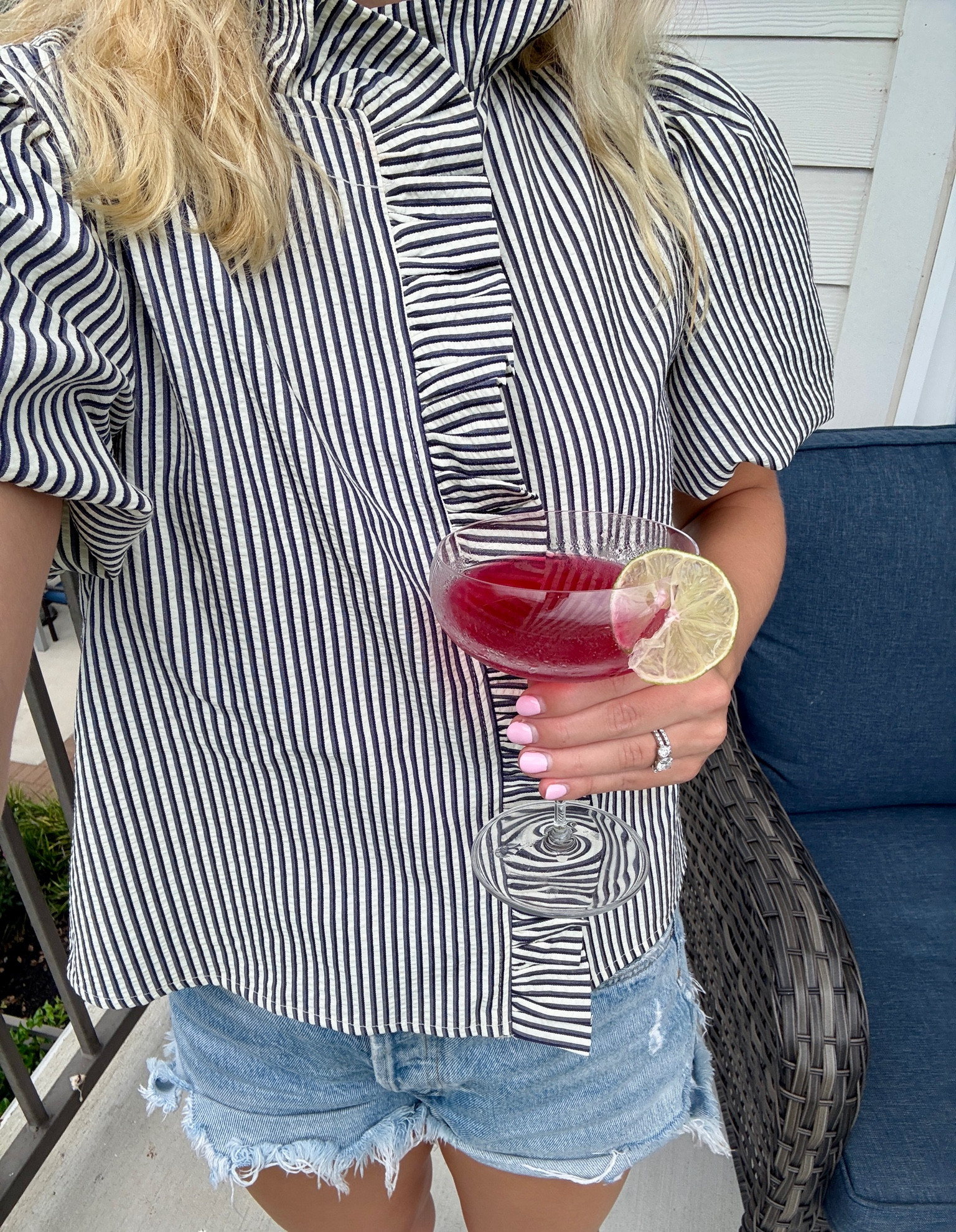 Shirt is sold out but linking my fav denim shorts! They fit tts! 

#LTKStyleTip #LTKPetite