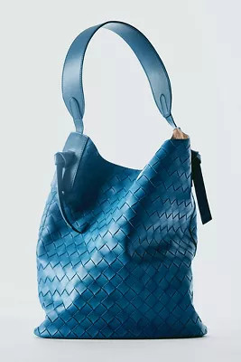 Woven North South Bucket Bag | Anthropologie (US)