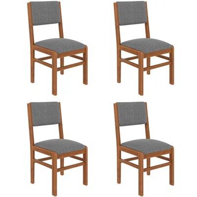 Mid-Century Modern Dining Chairs Set of 4 | Wayfair North America