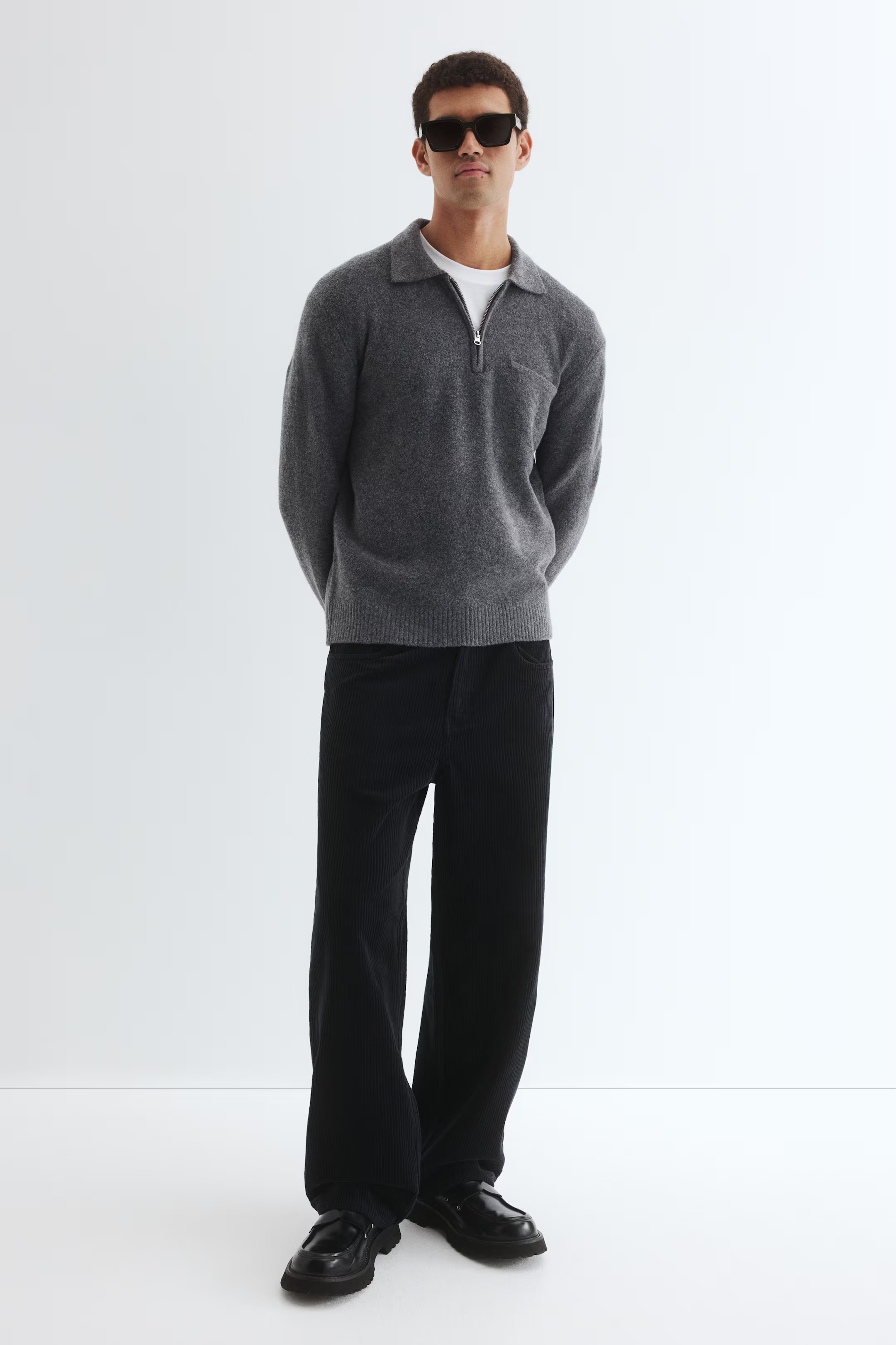 Regular Fit Zip-top jumper | H&M (UK, MY, IN, SG, PH, TW, HK)