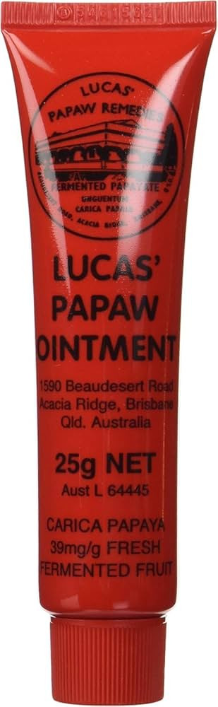 Lucas Papaw Ointment 25g - Soothing Lip and Skin Healing Balm with Fresh Fermented Carica Papaya,... | Amazon (US)