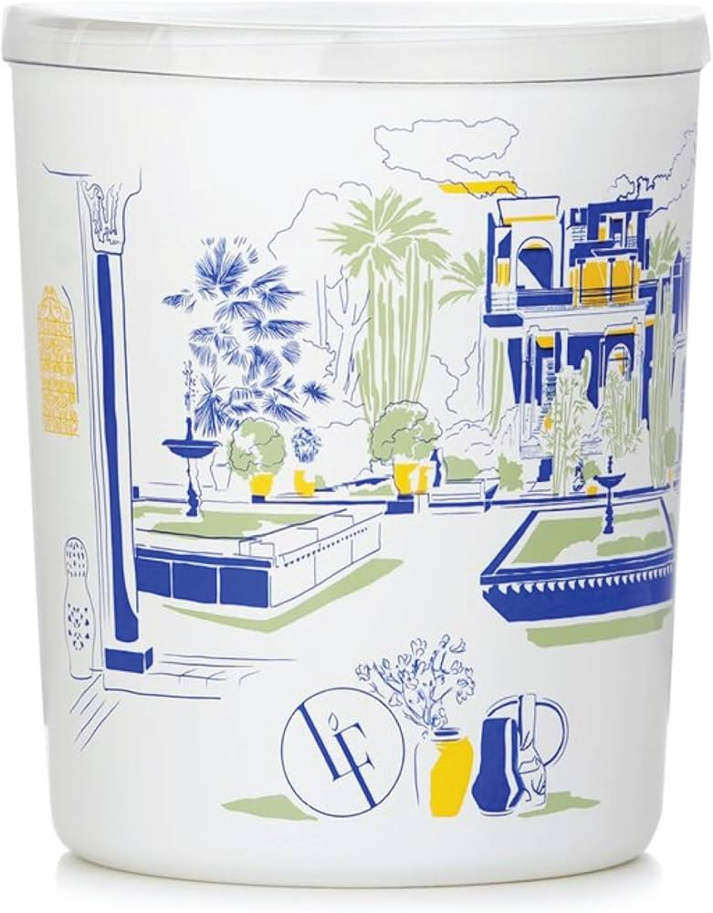 French-Made Scented Candle Jar - Blue Garden - Made in France, 180 Grams, +/- 40-Hour Burn Time -... | Amazon (US)