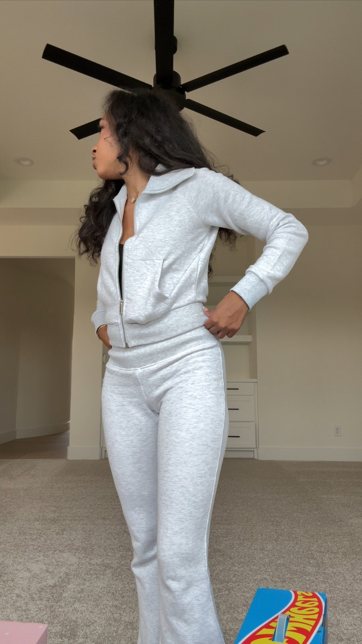 Comfy sweat set! I sized up 1 on the pants 