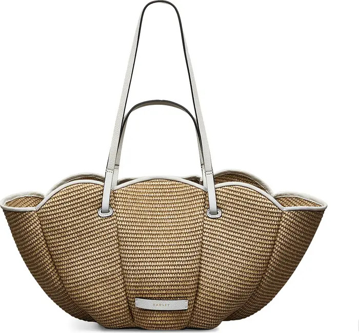 The Lily - Raffia Large Open Top Tote Bag | Nordstrom