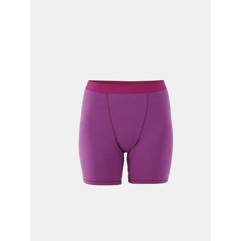 No Boundaries Cotton Ribbed Boxer Short Panties | Walmart (US)