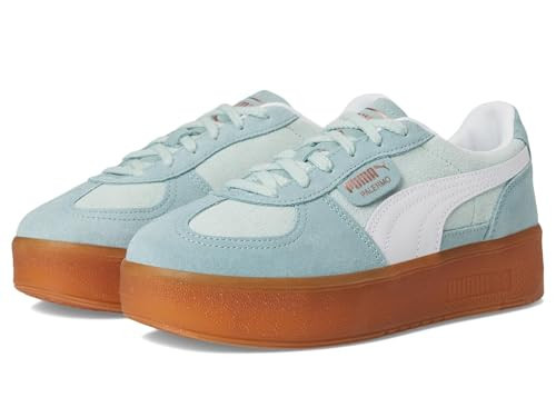 PUMA Women's Palermo Elevata Shoes Sneaker, Peaceful Blue/Gum, 9 | Amazon (US)