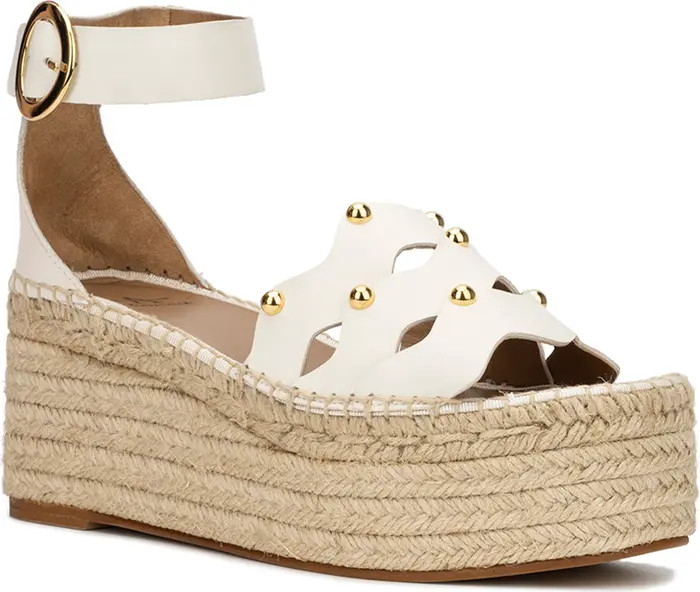 Aquatalia Brianne Studded Espadrille Platform Sandal | Nordstromrack | Nordstrom Rack
