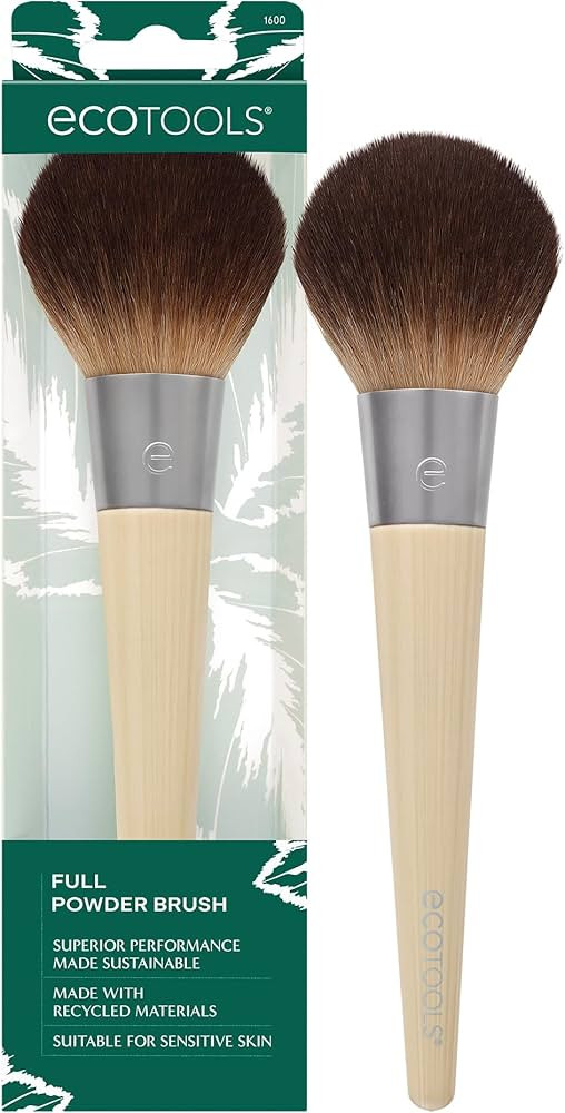 EcoTools Full Powder Brush, Fluffy Makeup Brush For Loose & Pressed Powder, Best For Setting Make... | Amazon (US)