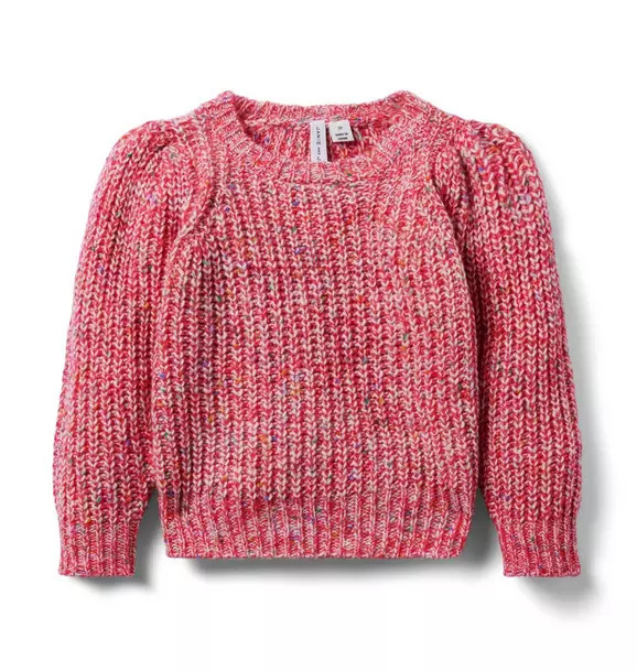 Marled Puff Sleeve Sweater | Janie and Jack