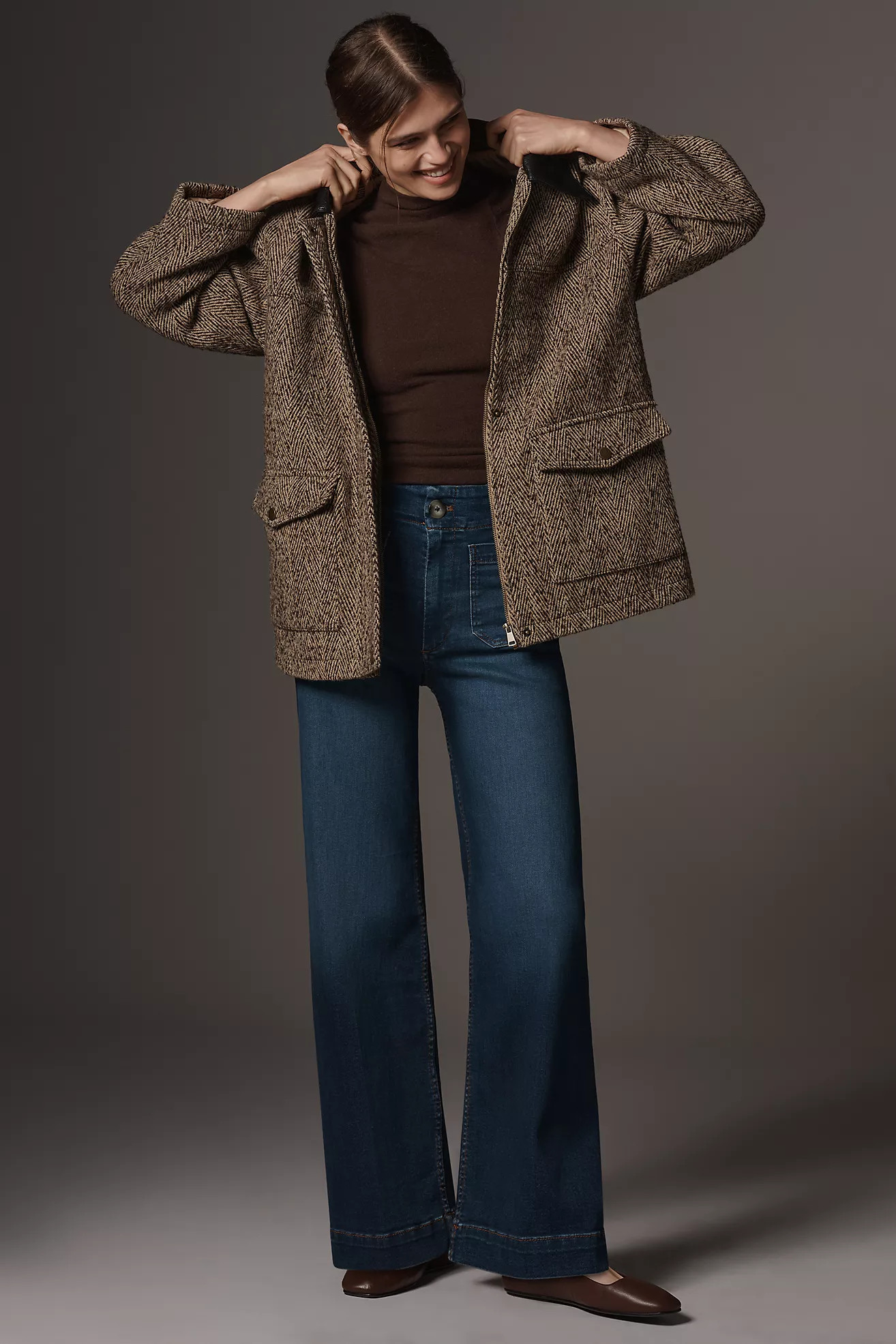 The Colette Full-Length Wide-Leg Jeans by Maeve | Anthropologie (US)