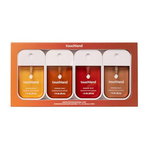 Touchland Limited Edition Seasonal Power Mist Hydrating Hand Sanitizer 4-Set | Amazon (US)
