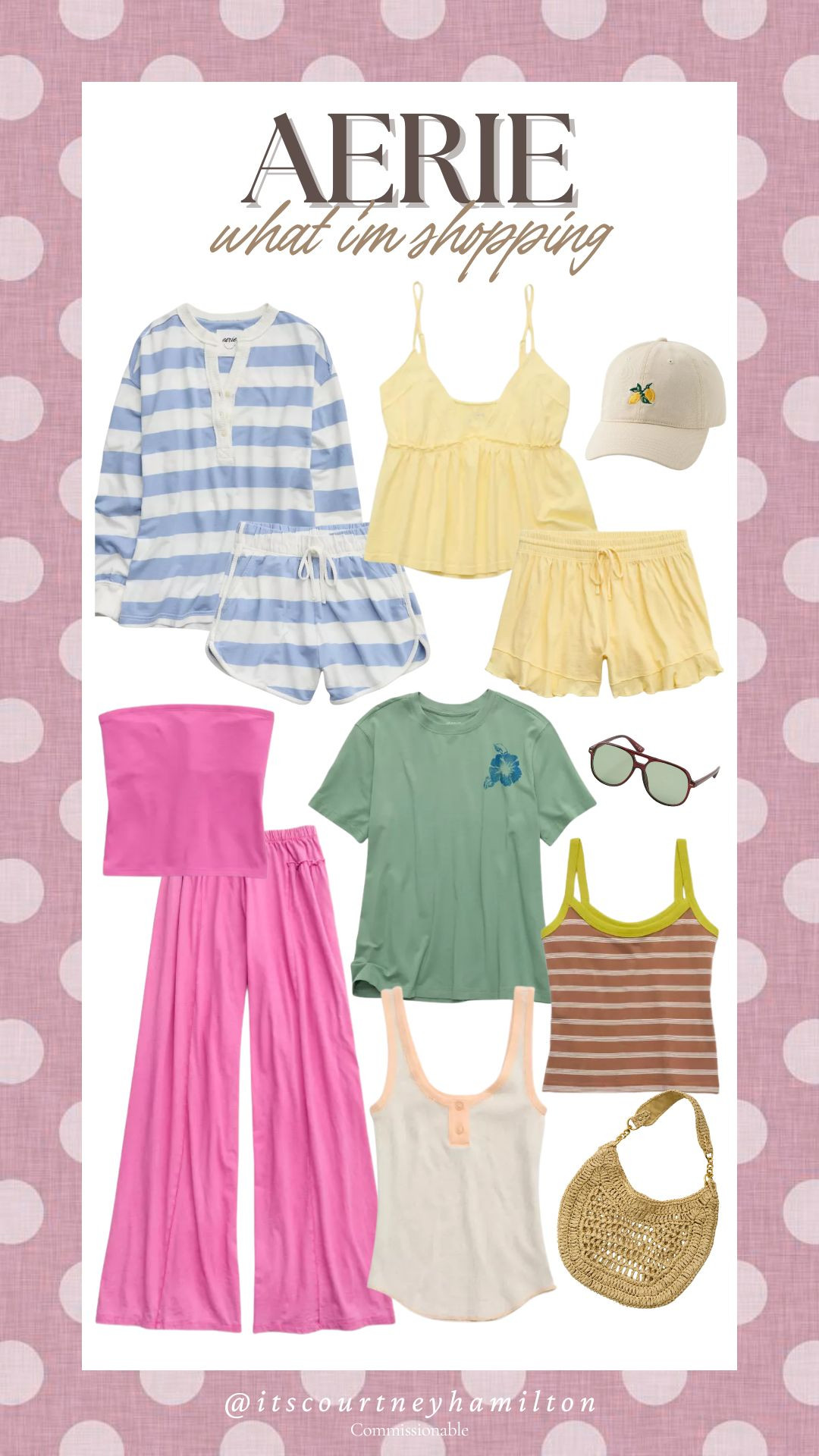 What i'm Shopping from Aerie!! Get 20% off new arrivals from Aerie right now through the LTK app! 💛

new arrivals, sale alert, finds under 100, matching set, spring fashion, summer fashion, courtney hamilton 

 #LTKxAerie #LTKSeasonal #LTKSaleAlert