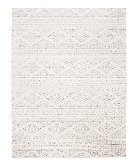 Ivory & Gray Rubi Tulum Rug | Zulily