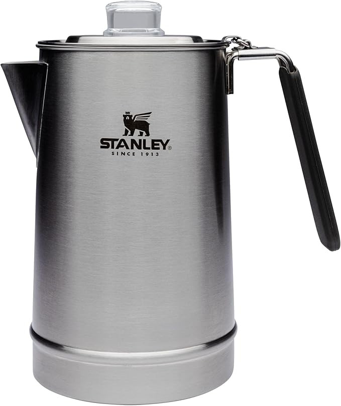 STANLEY Coffee Percolator 1.1QT, Stainless Steel Wide Mouth Coffee Press,Large Capacity, Ergonomi... | Amazon (US)