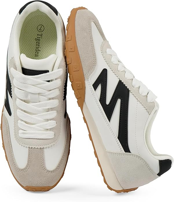 Sneakers for Women Casual Lightweight Walking Shoes Women Lace up Slip on Fashion Sneakers for Al... | Amazon (US)