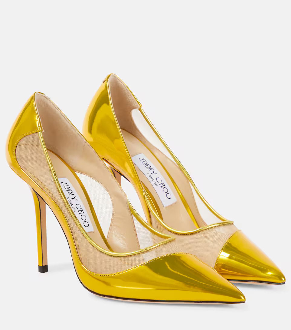 Love 100 metallic leather pumps | Mytheresa (US/CA)