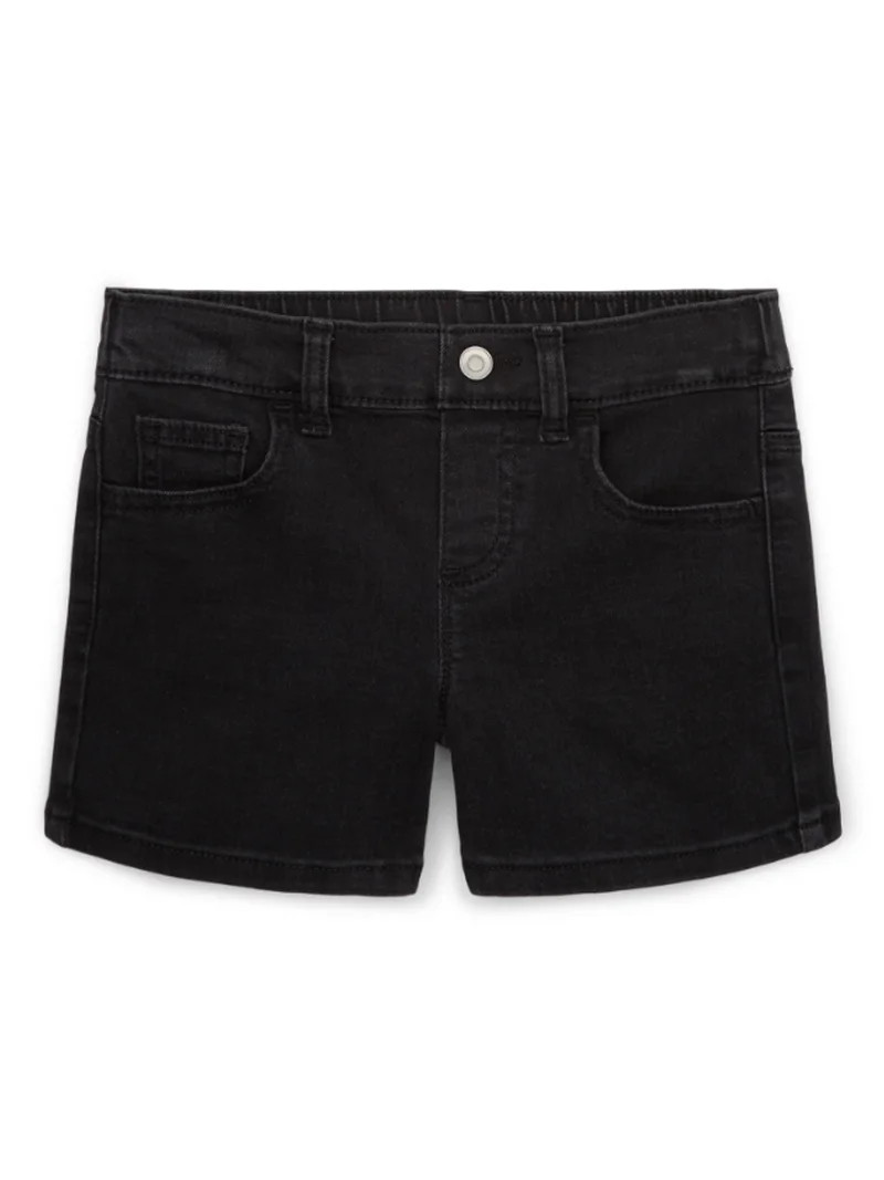Wonder Nation Girls Denim Short, Sizes 4-18 & Plus | Walmart (US)