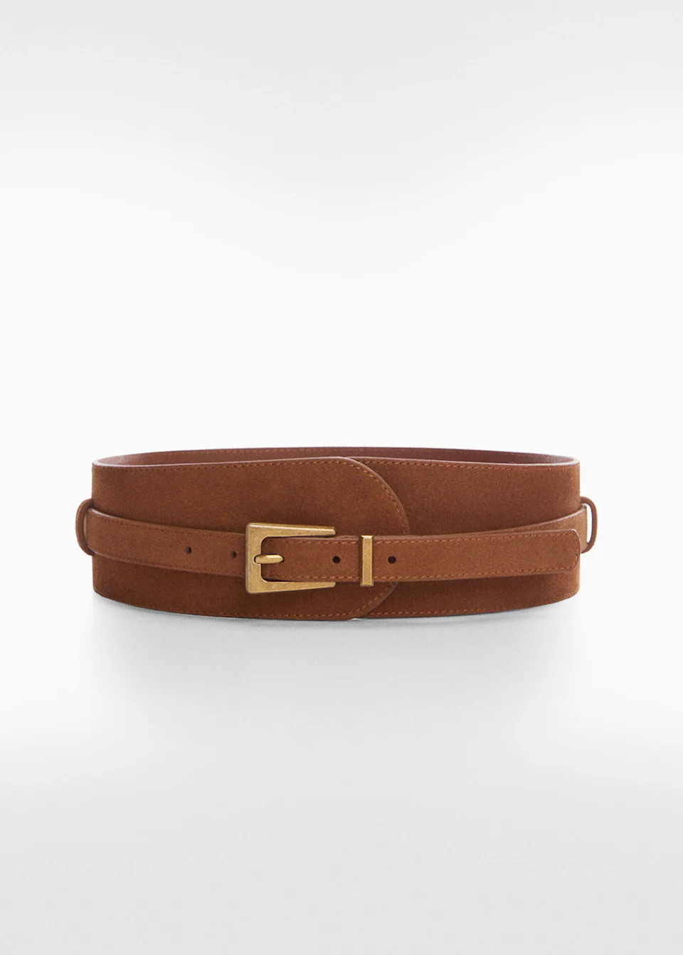 Wide suede belt | MANGO (US)
