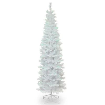 National Tree Co. Tinsel Trees 6' White Artificial Christmas Tree with Metal Stand | Wayfair North America