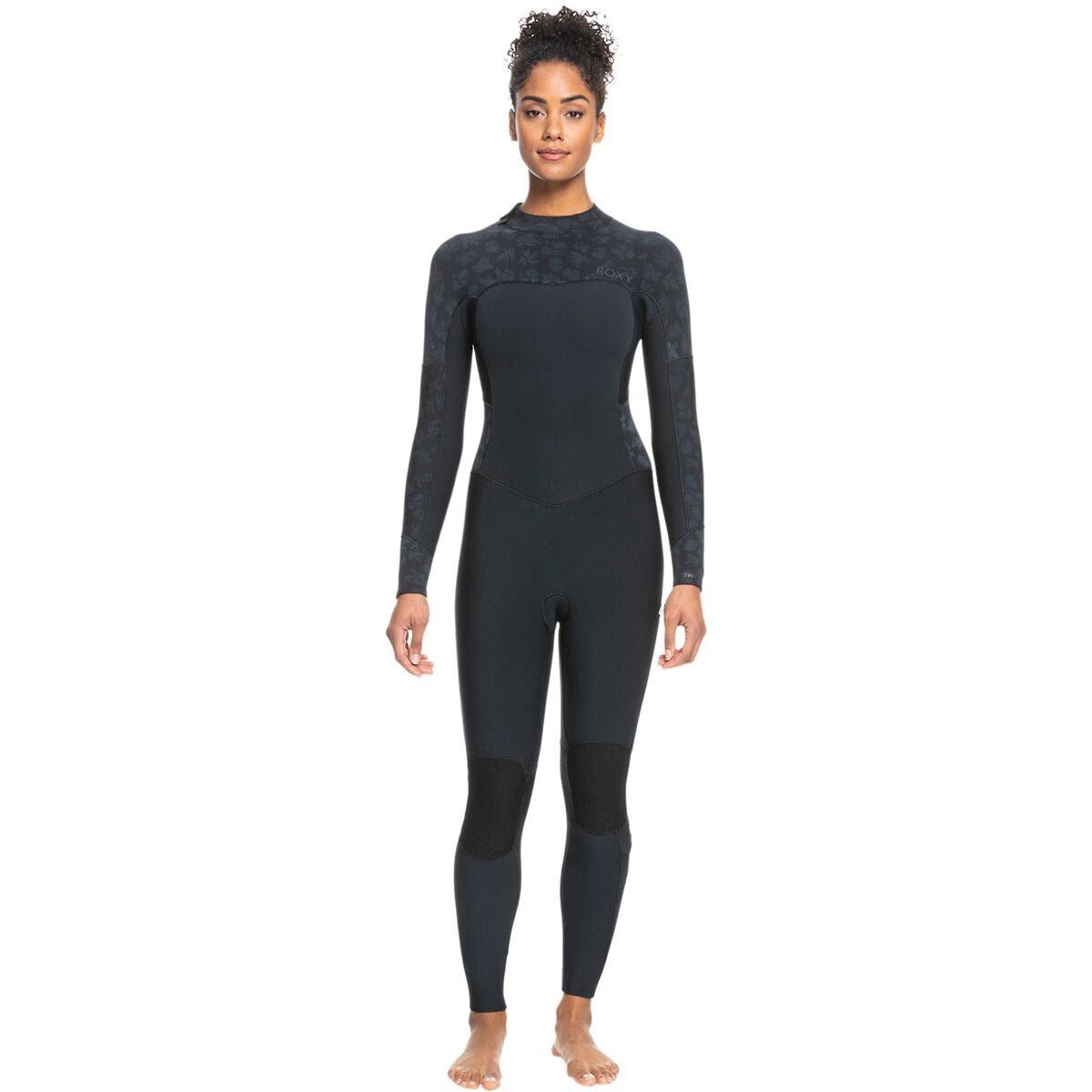 Roxy 4/3mm Swell Series Back-Zip GBS Wetsuit - Women's Black, 4 | Backcountry