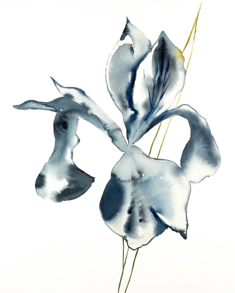 Iris No. 87 Painting by Elizabeth Becker | Saatchi Art | Saatchi Art 