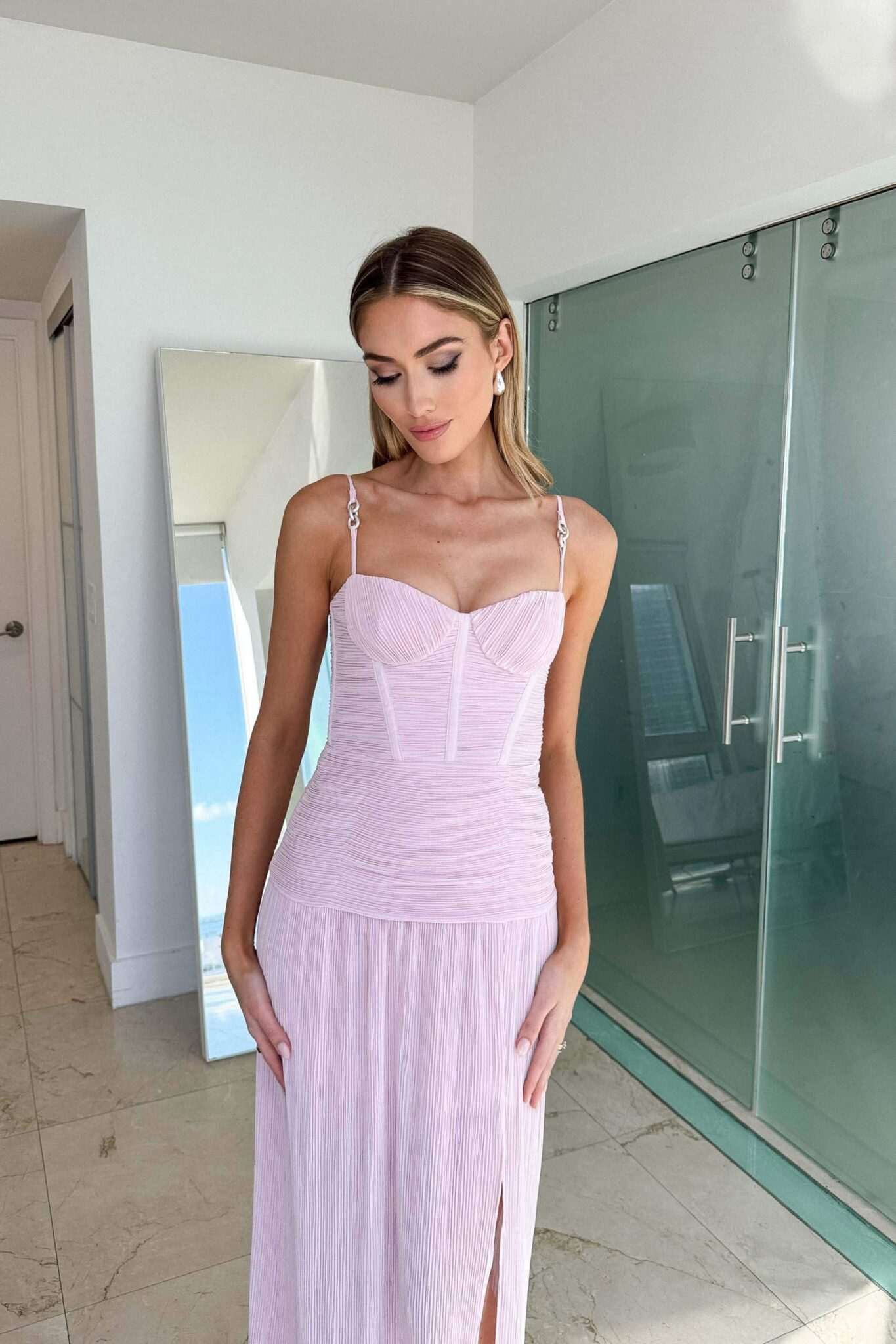 Manning Cartell Double Time Pleat Dress Pink - see full review on my site :) tags; pink formal dress, pink wedding guest dress

#LTKWedding #LTKSeasonal
