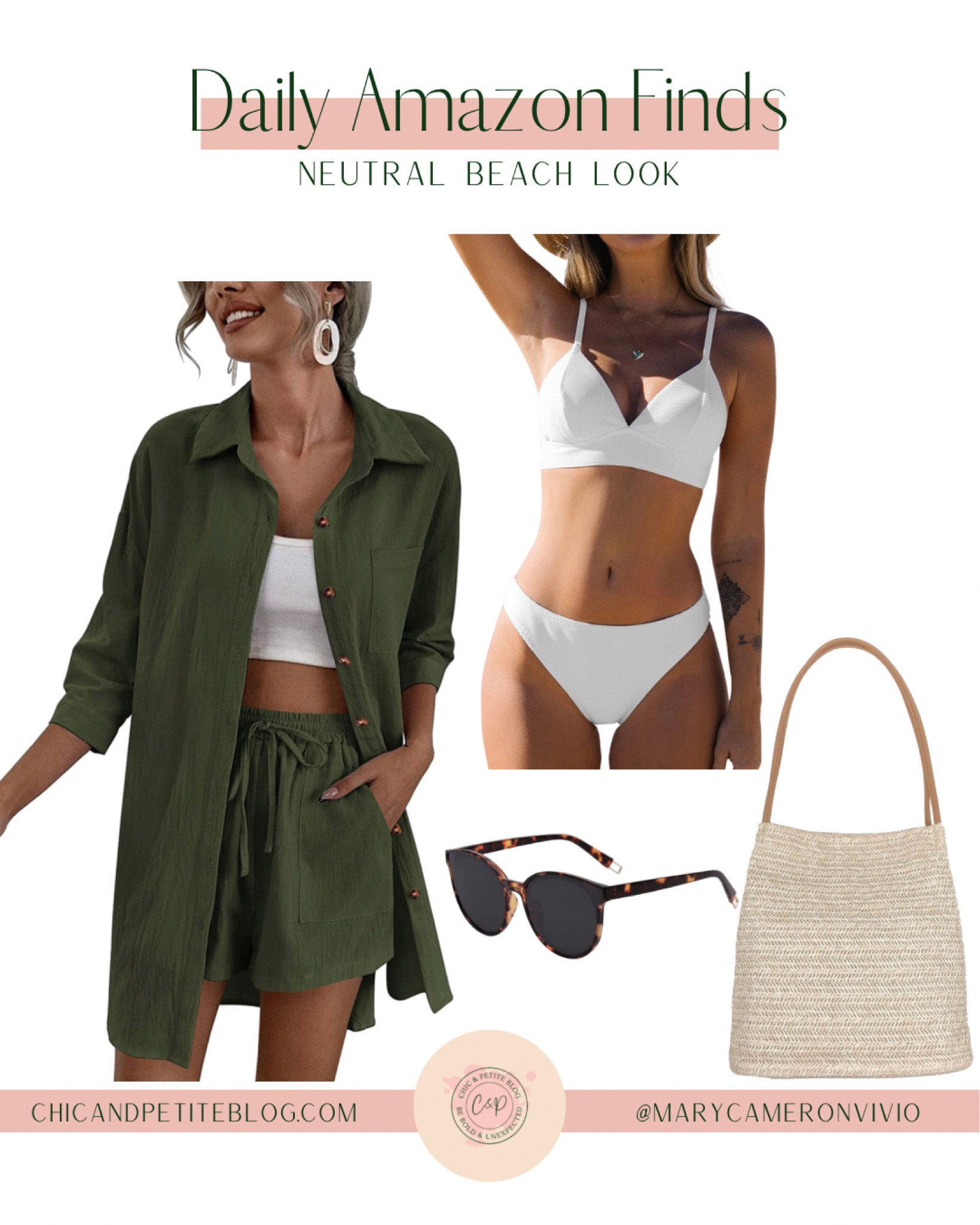 Amazon Finds: Neutral Beach Look

This two-piece set can also be a comfy travel outfit!

vacation outfit // swim // travel outfit // swimwear

#LTKunder100 #LTKstyletip #LTKFind