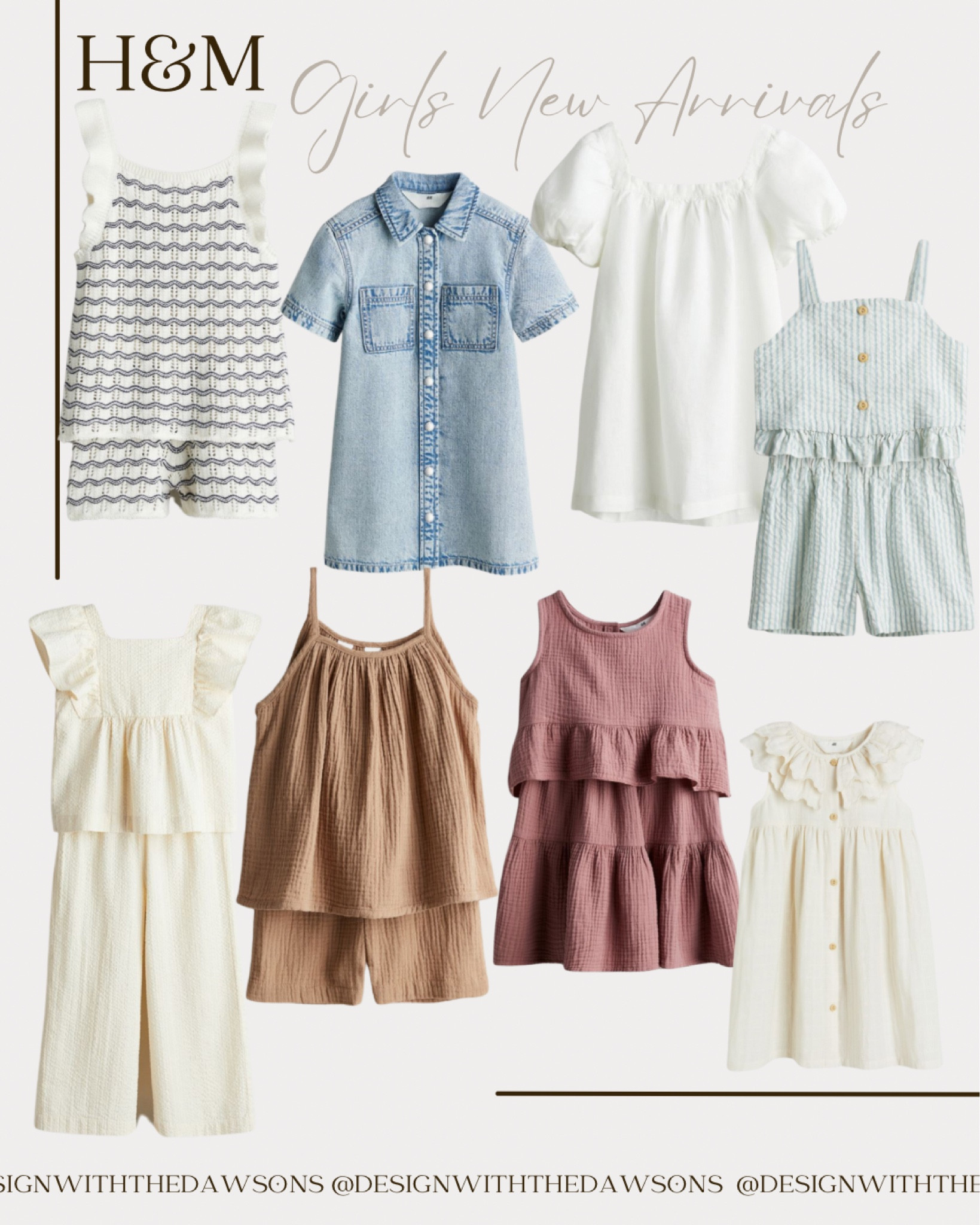 Sharing some recent H&M girls spring and summer finds. Absolutely loving the neutral matching sets this season. 🛍️


Girls clothes, toddler girls, summer outfits, spring outfits, girls neutrals, toddlers neutrals. 

#LTKfindsunder50 #LTKkids #LTKSeasonal