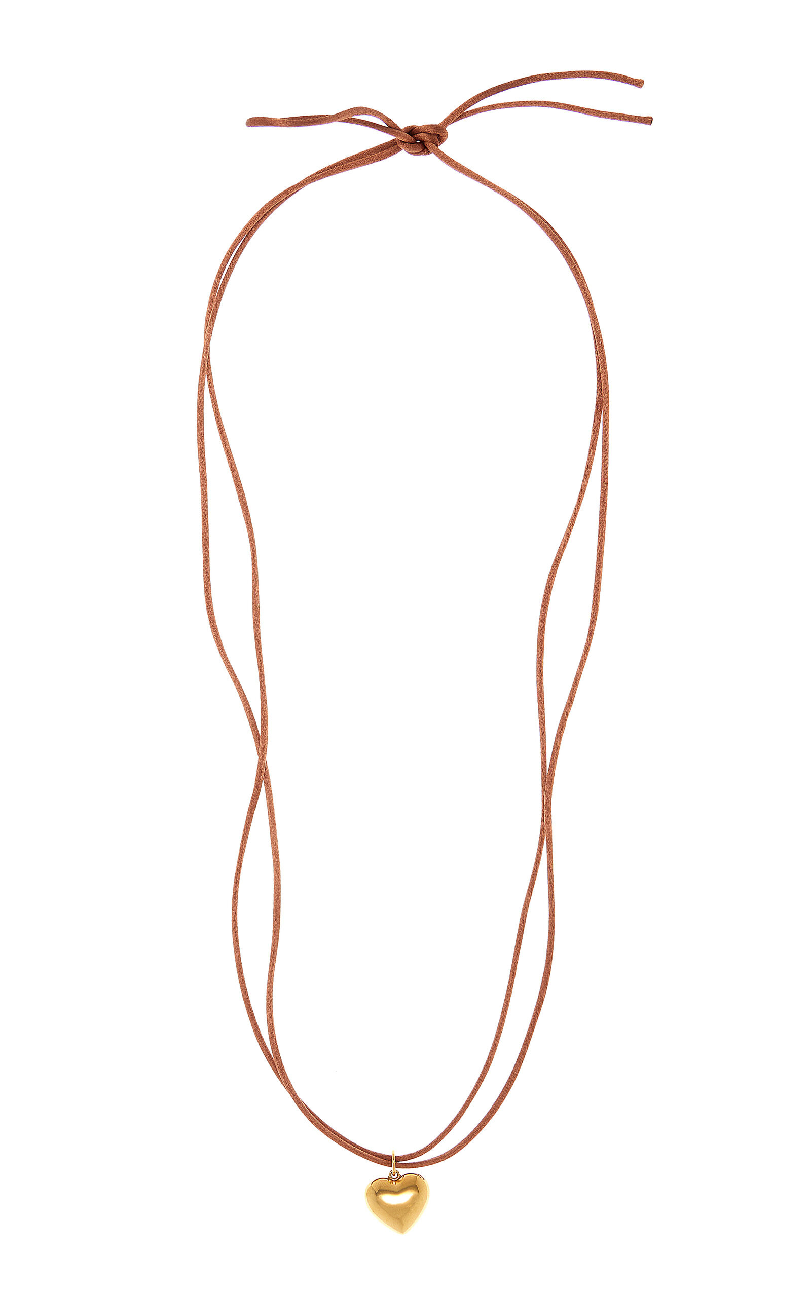 Heart On A String 24K Gold-Plated Necklace | Moda Operandi (Global)