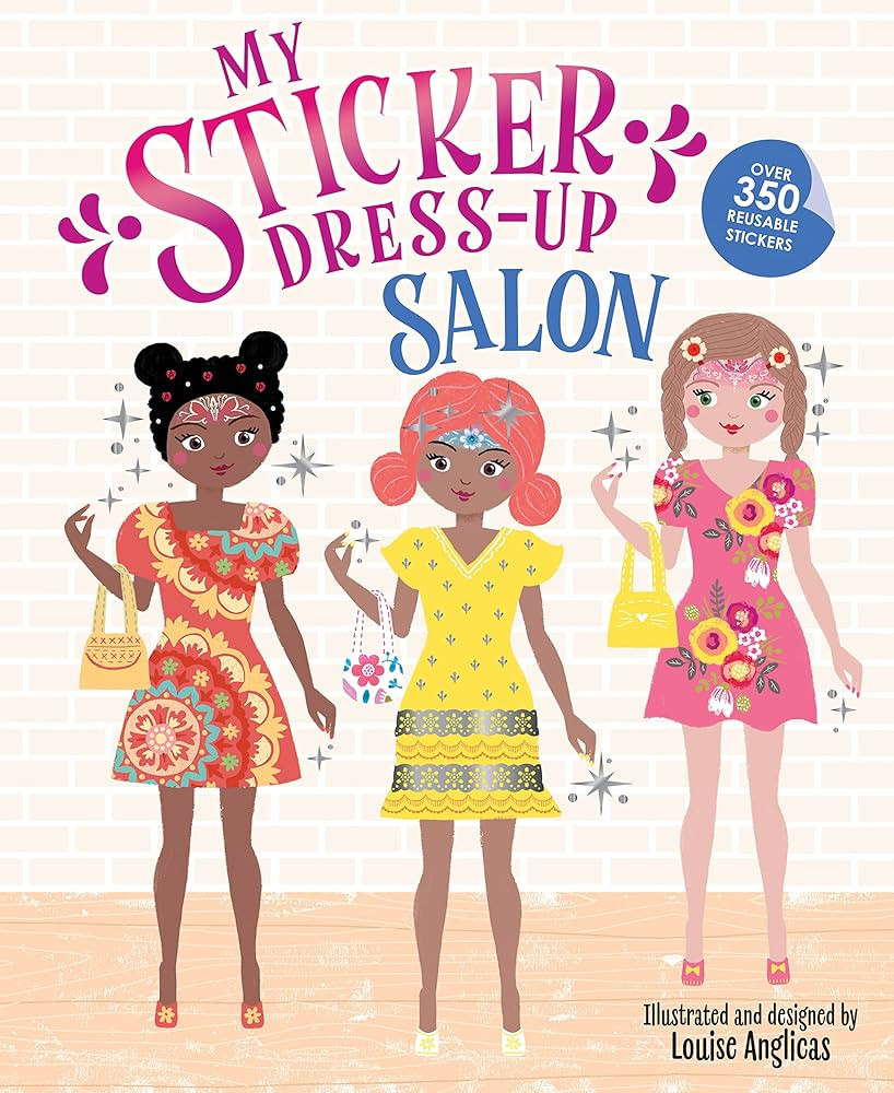 My Sticker Dress-Up: Salon: Awesome Activity Book with 350+ Stickers for Unlimited Possibilities! | Amazon (US)