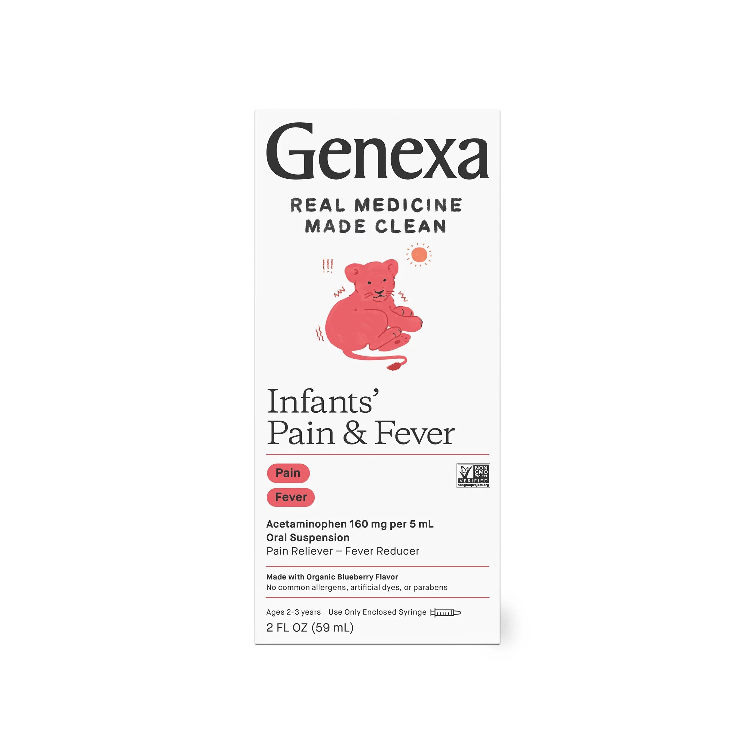 Genexa Infants' Acetaminophen Oral Suspension, Acetaminophen, 2 oz - Walmart.com | Walmart (US)