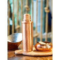 Handmade Copper Water Bottle | Matte Copper, Hammered Bottle, Capacity 27 Oz | 800Ml - 16.9 Oz(500Ml, Waterproof | Etsy (US)