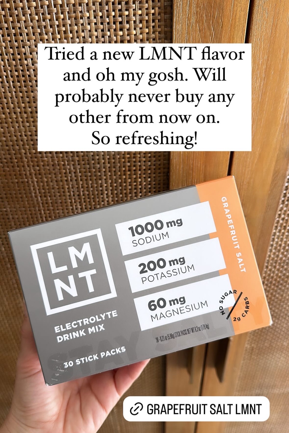 New favorite LMNT flavor 🤤