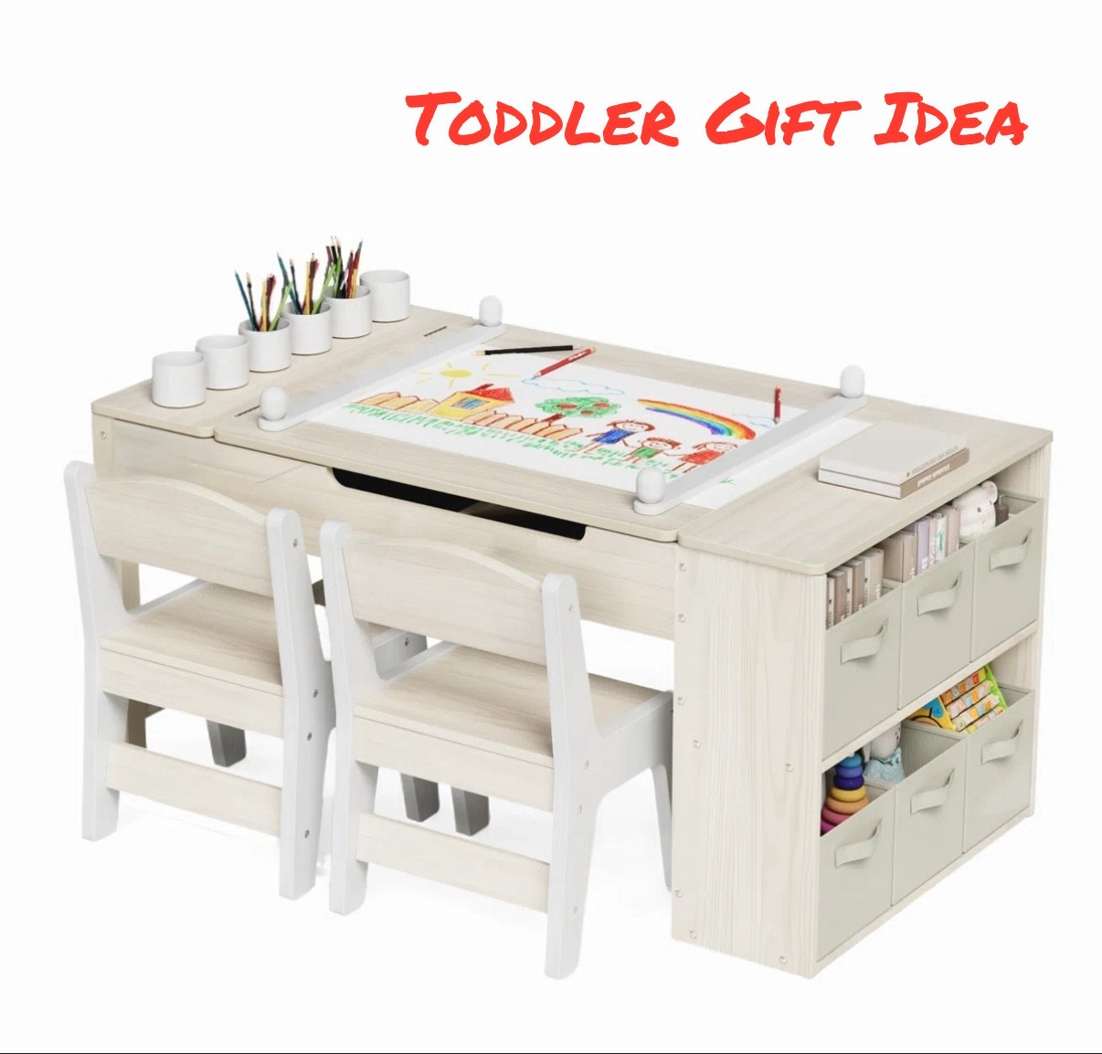 Toddler Christmas or Hanukkah gift idea for under $150. Currently on early Black Friday deal. My 2 year old will love this arts and crafts desk. 

#LTKCyberWeek #LTKGiftGuide #LTKKids