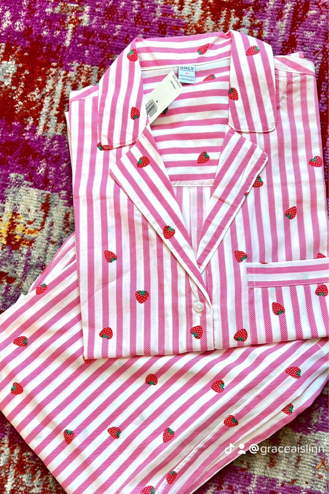 Strawberry & Stripe Matching PJ Set

#LTKSale #LTKFind #LTKunder50
