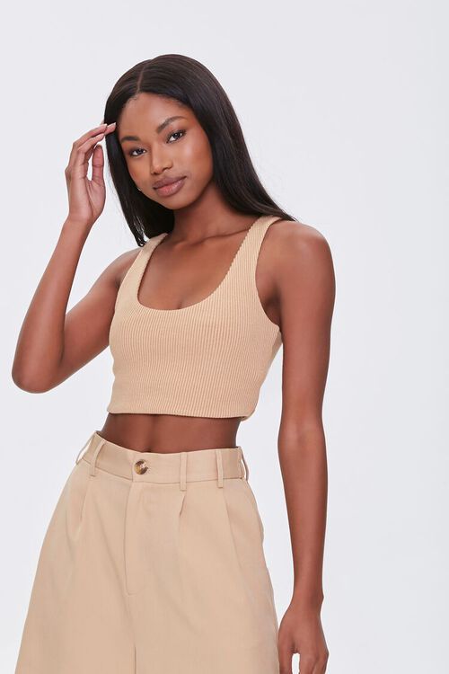 Ribbed Sleeveless Crop Top | Forever 21 (US)