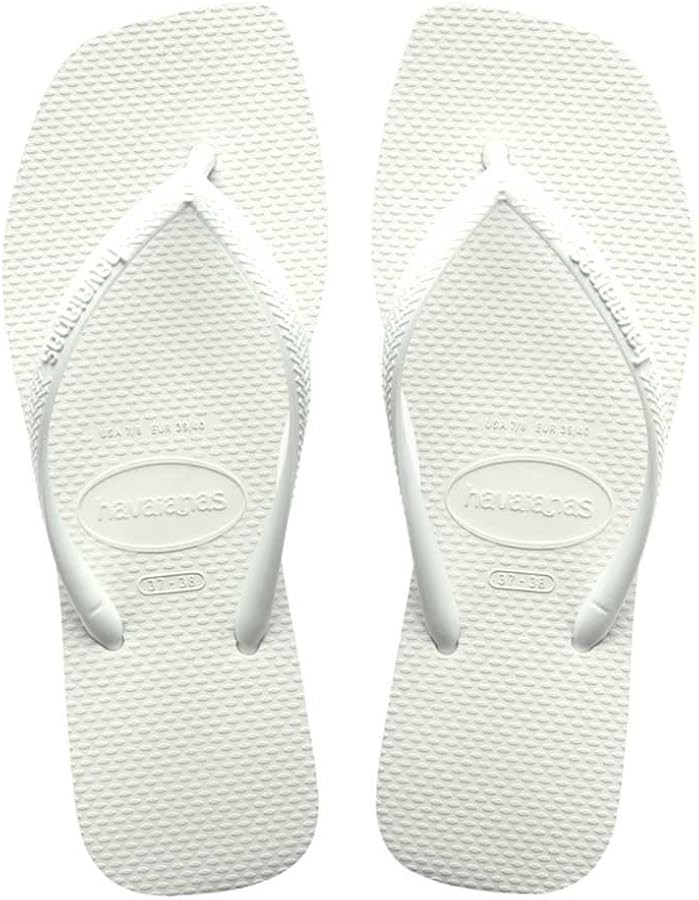 Havaianas Women's Slim Square Solid Flip Flops | Amazon (US)