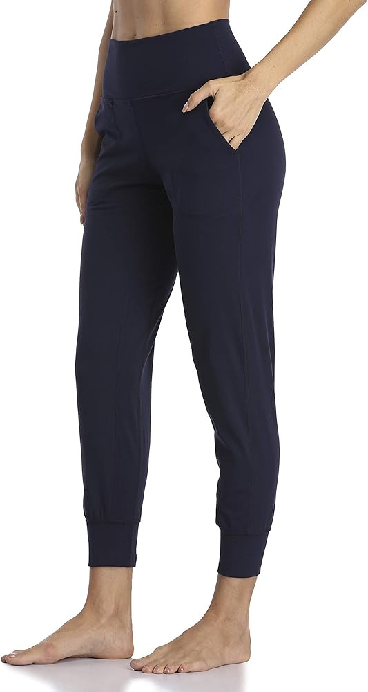 Colorfulkoala Women's High Waisted Joggers with Pockets Full Length Sweatpants & Lounge Pants | Amazon (US)