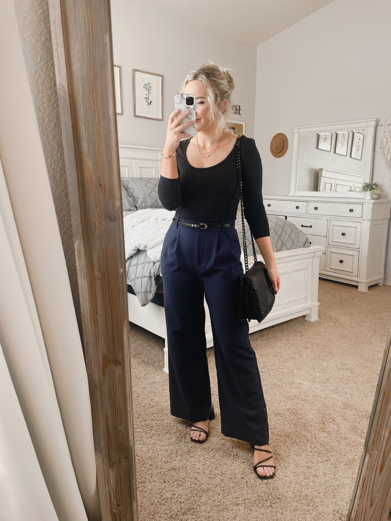 Workwear Inspo (part 1)

Abercrombie Pants - Size 6 Short, I normally wear the regular length but I prefer the short in their dress pants. They fit me perfectly! I’m 5’ 3”. I’ve been between a 4 or a 6 and I prefer the 6. They’re extremely comfortable, like pajamas! I own them in 2 colors.

Abercrombie Top (3 Pack) - true to size, I’m wearing a medium

Target Heels - I chose to size up half. A New Day shoes I always size up half.

Amazon Purse - Be aware this chain is extremely heavy! If you’re sensitive to that avoid this purse at all costs! I wear this purse daily, it’s my favorite. But it might not be a fan favorite due to the chain


Abercrombie Target shoes heels dress pants black top work appropriate modest skinny belt Amazon purse Amazon black heels small trendy summer spring fall winter mom style styles outfit ootd tiktok reel video try on affordable 



#LTKstyletip #LTKunder50 #LTKworkwear