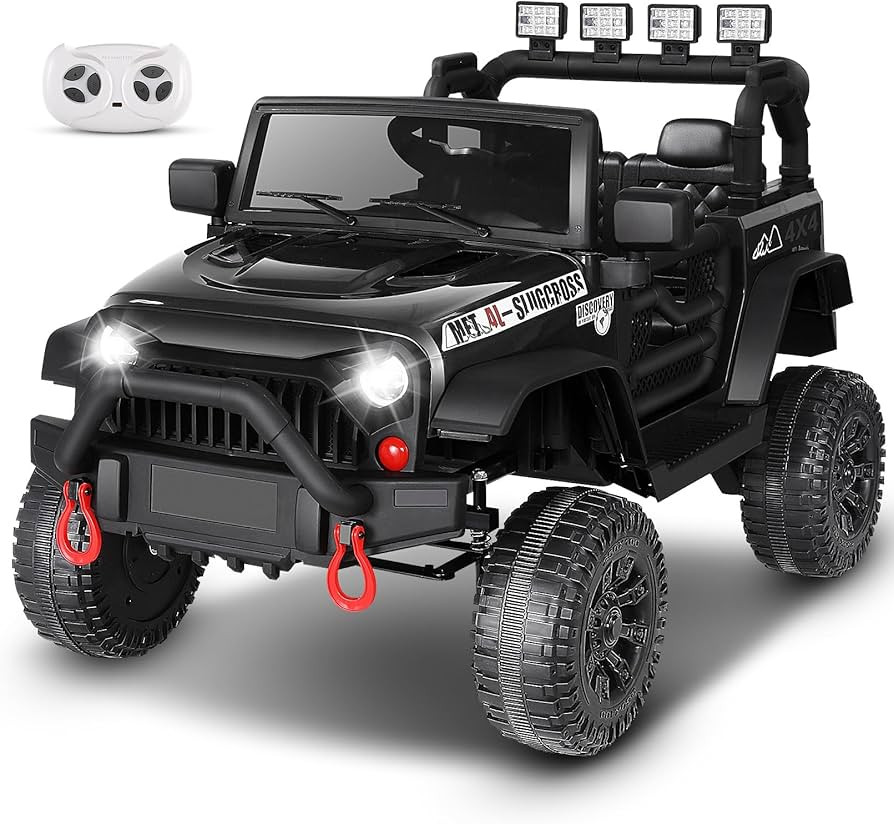 Hikole Battery Powered Cars for Kids, 12v Electric Jeeps Car for Kids with Parent Remote, Power R... | Amazon (US)