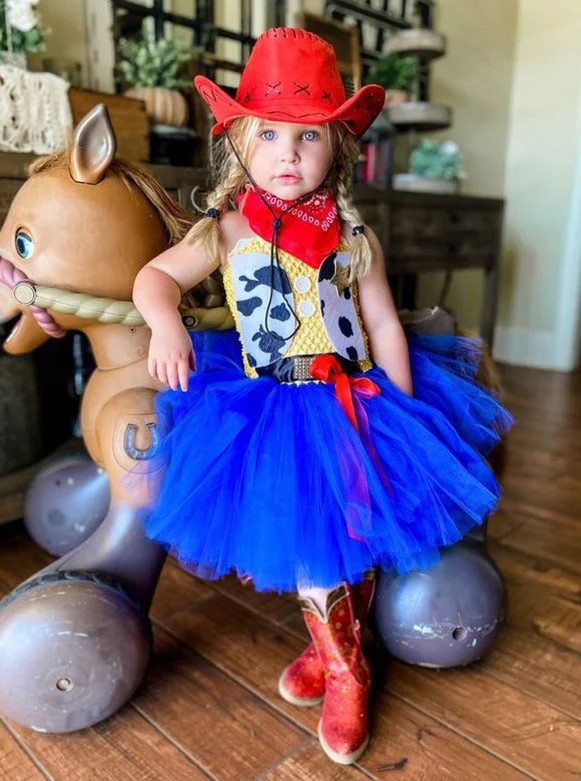 Girls Toy Story Jessie Inspired Costume Dress Set | Mia Belle Girls