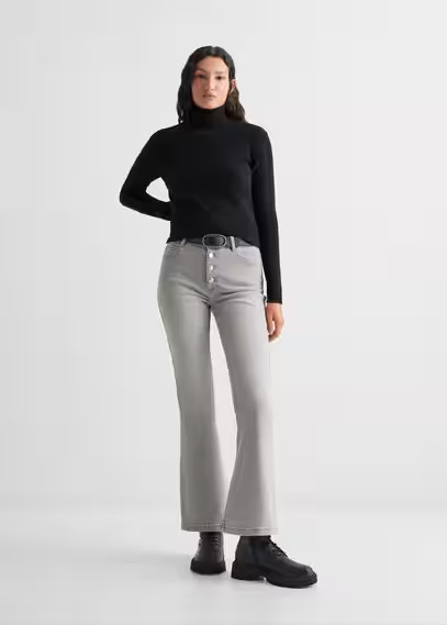Pull-over col roulé noir - Fille - M - MANGO TEEN | Mango EU