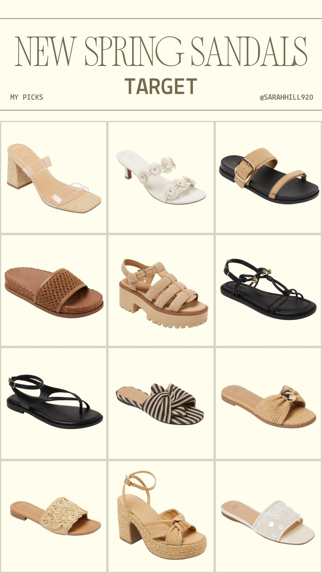 Target spring sandals!

#LTKSeasonal