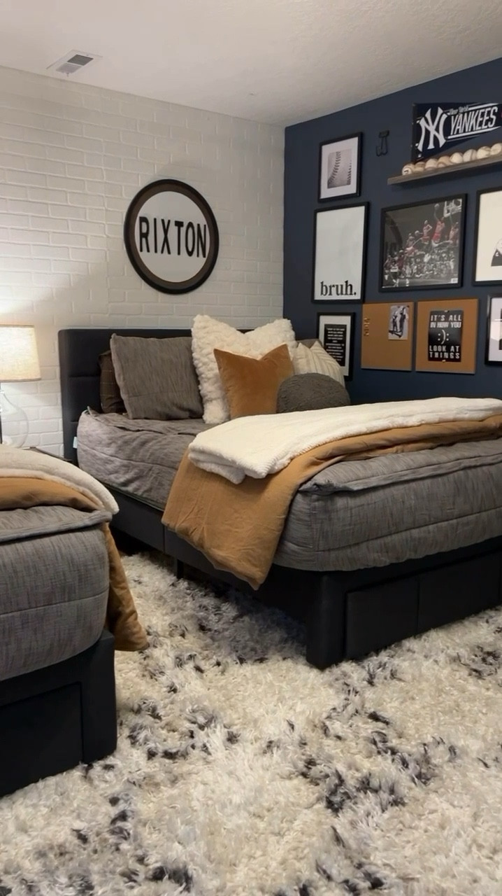 Sources for my teen boys bedroom. 👟⚾️🏀

#LTKVideo #LTKKids #LTKHome