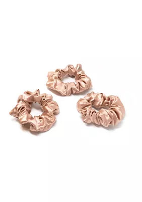 Blissy Women's Pure Silk Regular Scrunchies, Dusty Rose | Belk