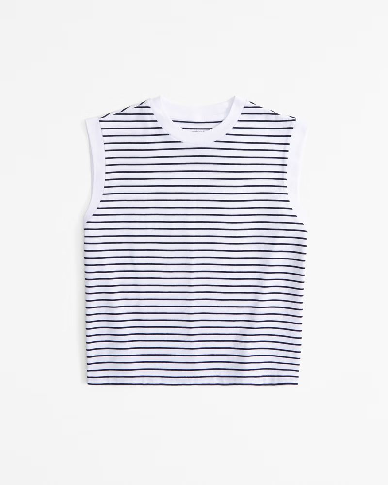 Premium Polished Easy Tank | Abercrombie & Fitch (US)