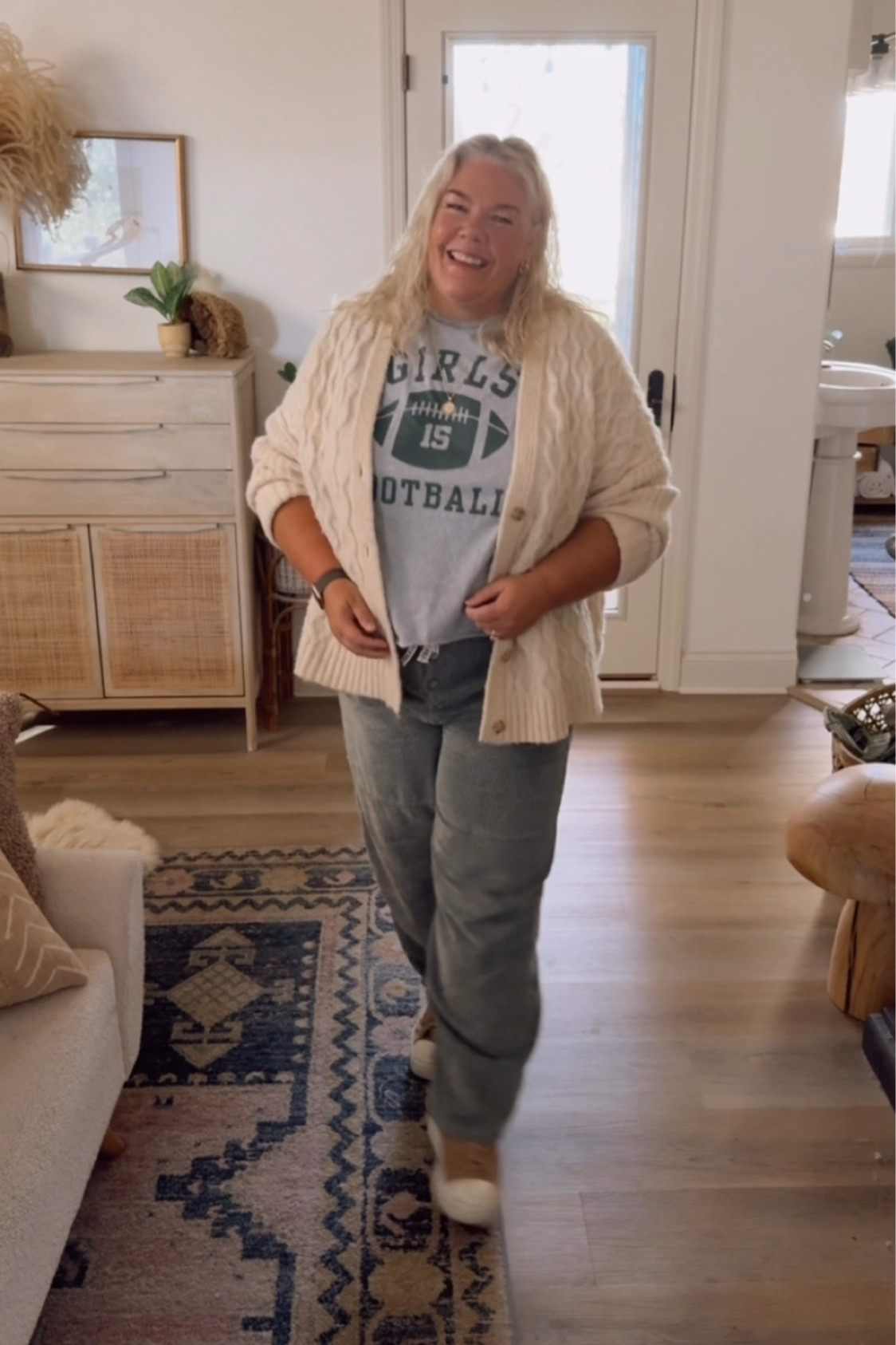 Sunday Funday Gameday Look!!! You keep asking about these corduroy pants from Free People so I keep creating looks for ya! Size XL on my 14/16 body.#freepeople #gamedayoutfit #sundayfunday #corduroypants #familypictures

#LTKOver40 #LTKMidsize #LTKStyleTip