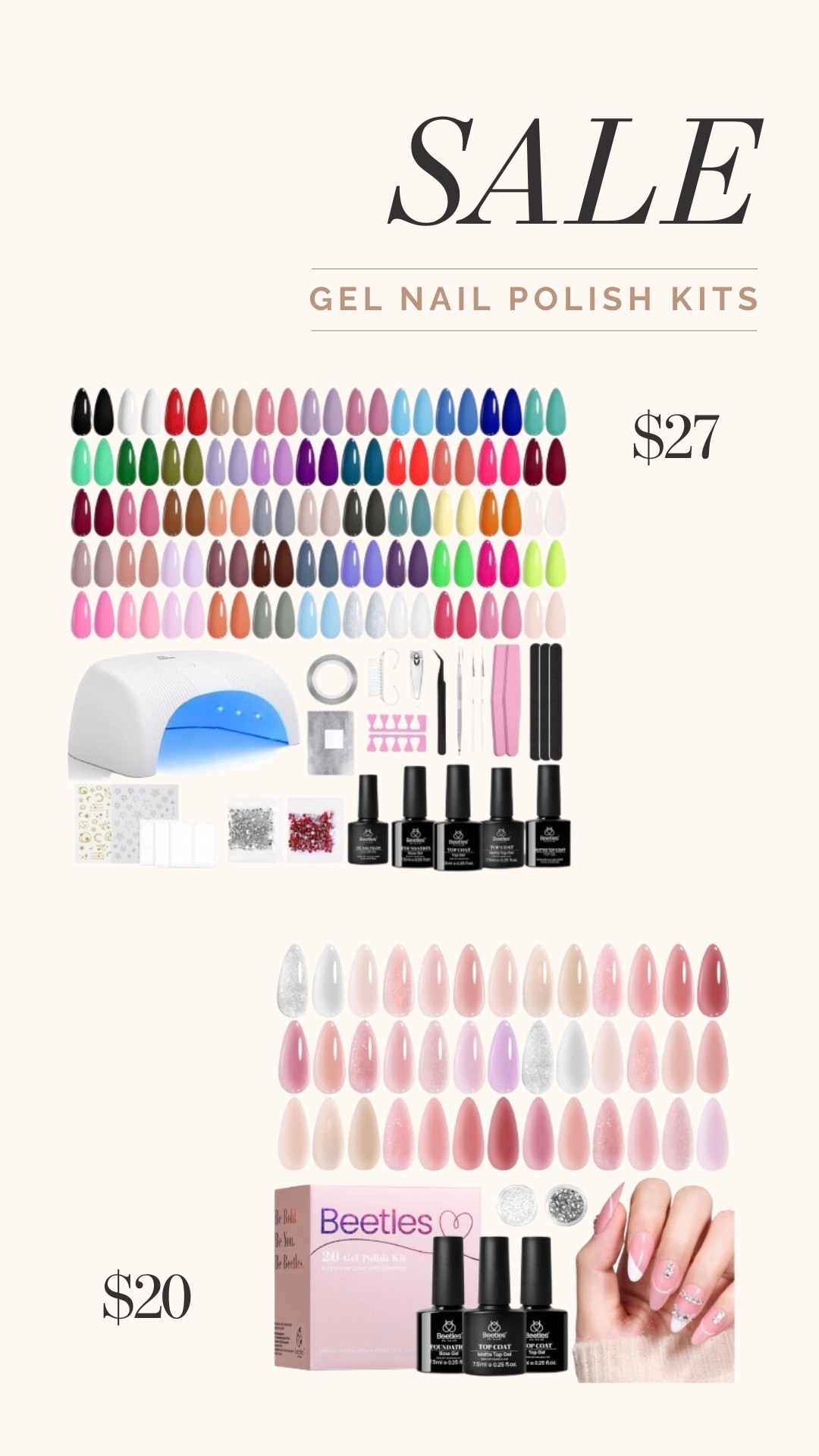 Beetles get nail kits on sale!

#LTKgrwm #LTKBeauty #LTKSaleAlert